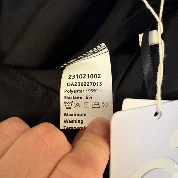 NWT Commense Black Wide Leg Women's Pants - Picture 7 of 7